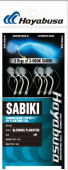 Сабики Hayabusa EX-016 UV (2 сета по 3 крючка) (0,80м)