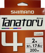 Плетеный шнур Shimano Tanatoru 4, 200м