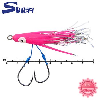 Ассист Yamai "Salmon Hook" с октопусом (длина снасти 6,5см) №2/0