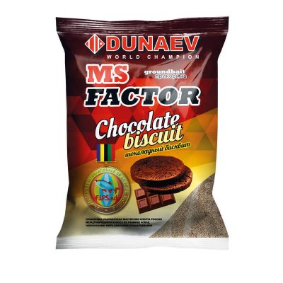 Прикормка "DUNAEV-MS FACTOR" 1,0кг -Шоколадный бисквит (2367)