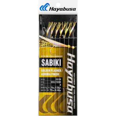 2,10м) (Сабики Hayabusa EX128 № 8-0,29-0,38 (2,10м, отводной -10см) 6кр.