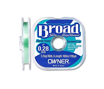 Леска монофильная Owner Broad 100м, 25м